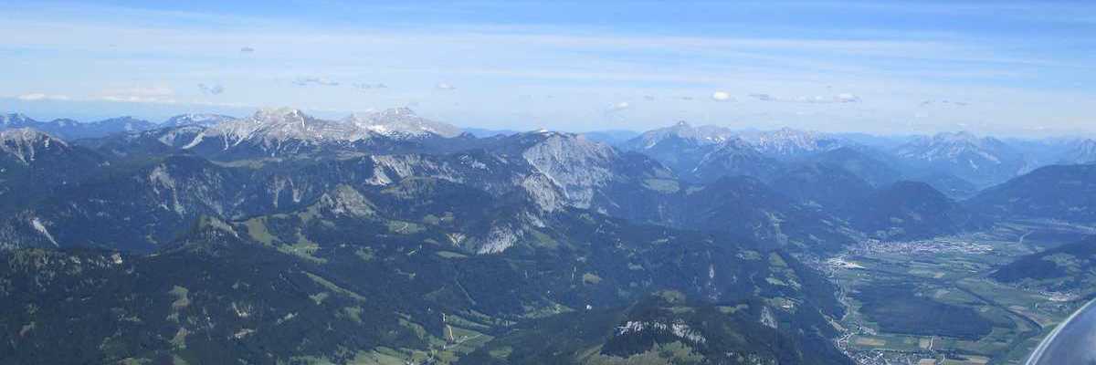 Flugwegposition um 11:46:22: Aufgenommen in der Nähe von Stainach-Pürgg, Österreich in 2327 Meter